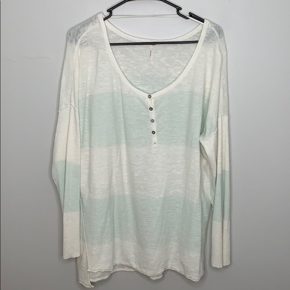Free People striped pullover
